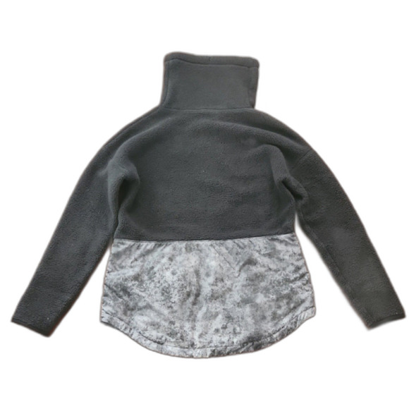 The North Face Womens Riit Sherpa Fleece Cowl Neck Pullover, Black/Gray, Size M - Picture 5 of 11